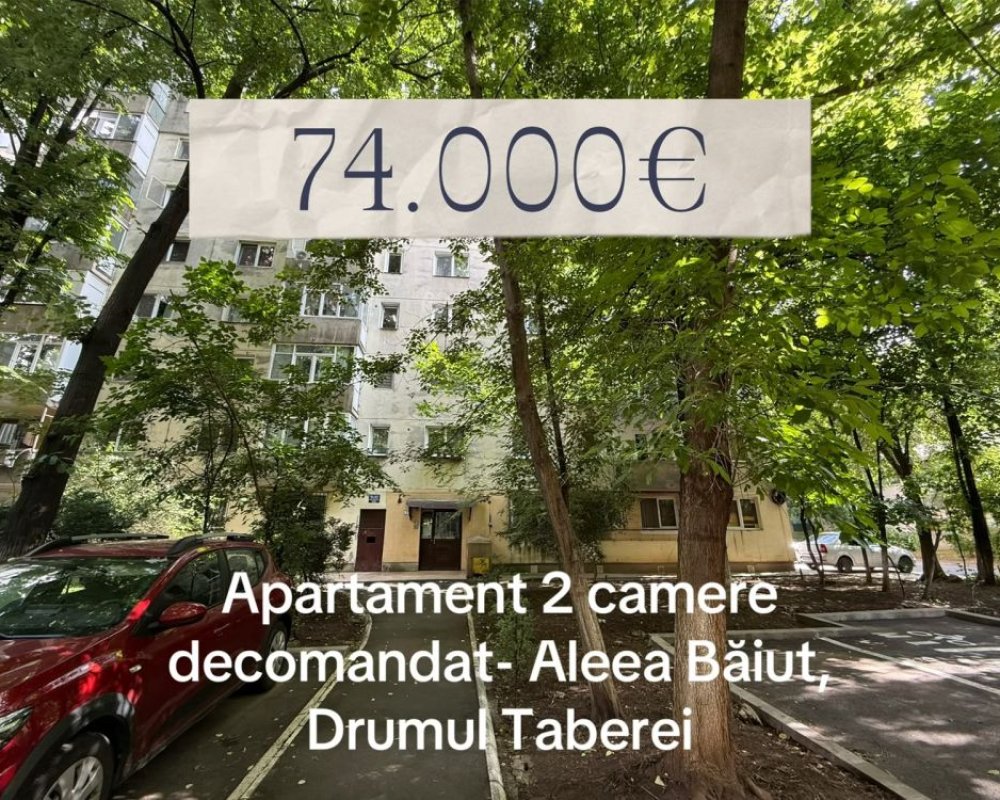 Apartament 2 camere decomandat | Aleea Băiuț, Drumul Taberei | 74.000 €